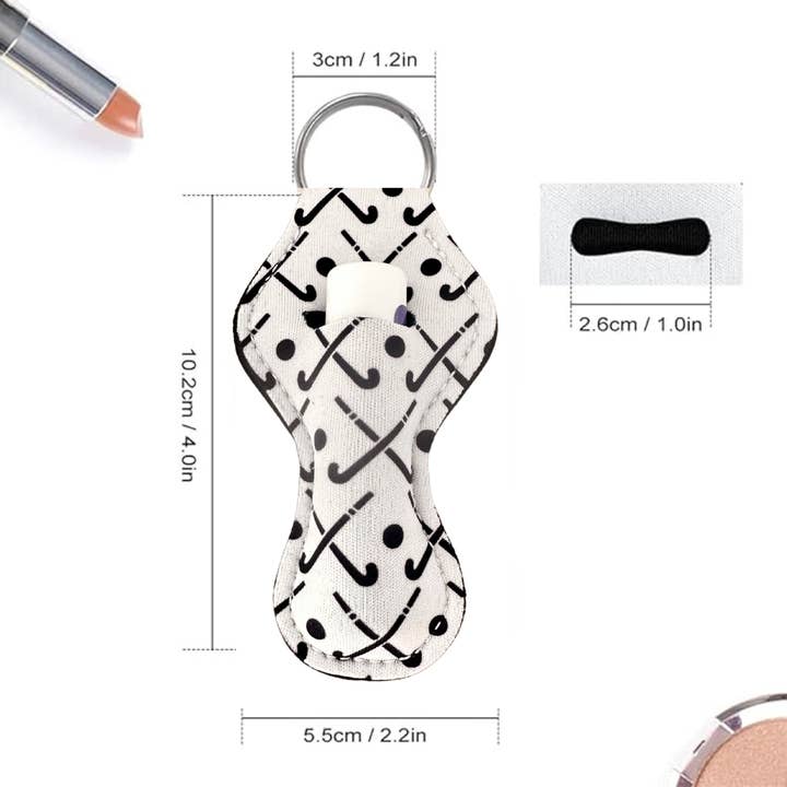Sportybella - Wholesale Keychain - Women's - Field Hockey Chapstick Holder Keychain1
