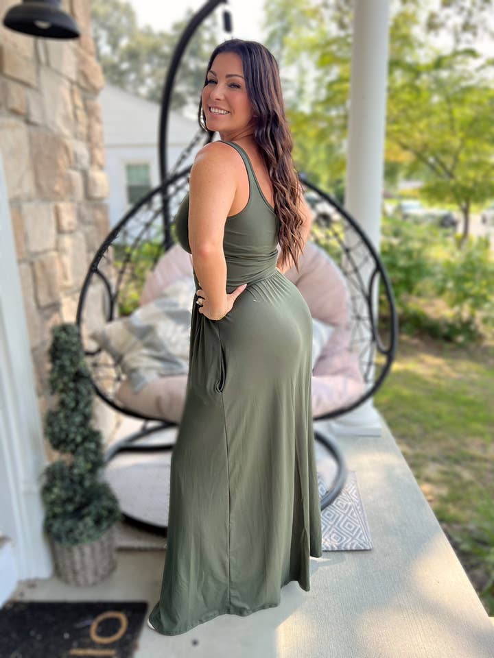 Eldridge Fashion - Wholesale Dress - Women's - VIRAL BRAMI TANK MAXI DRESS
