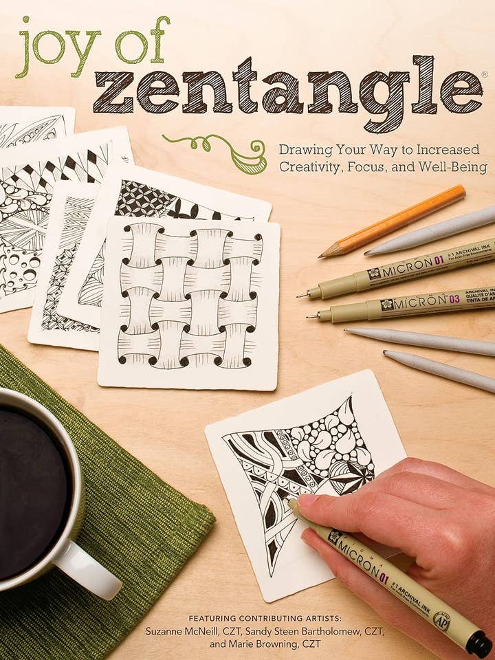 Joy of Zentangle - Drawing Your Way to Increased Creativity for wholesale by Fox Chapel Publishing