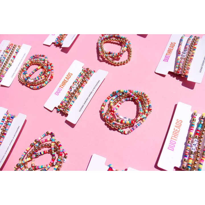 Duo Threads - Wholesale Jewelry Set - Miley Sorority Bracelet Stack26
