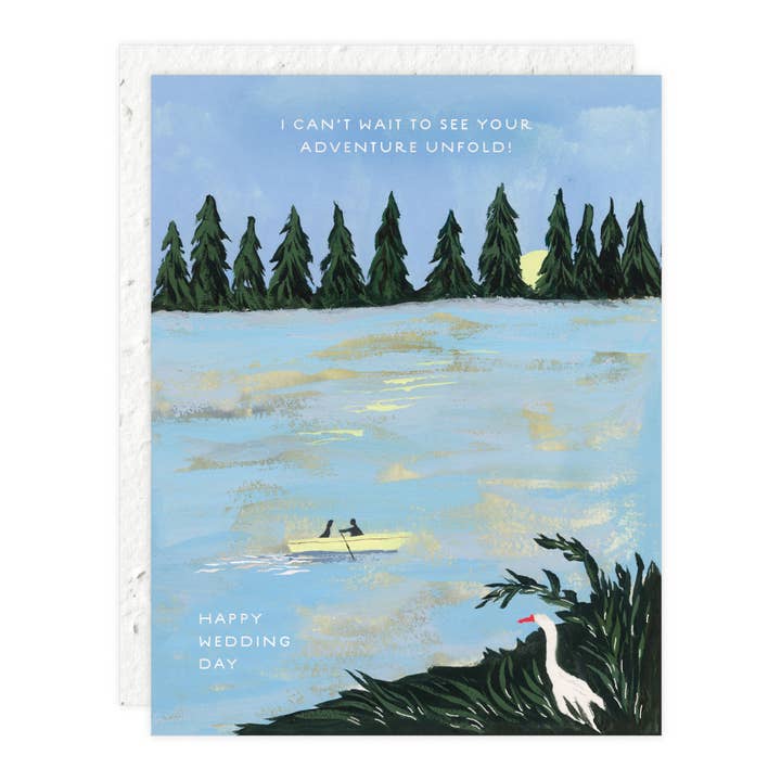 The Adventure of Us - Wedding Card for wholesale by Seedlings