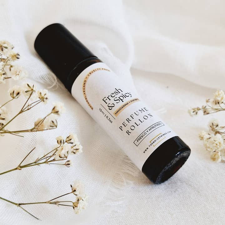 Profumo roll-on Fresh & Spicy (mandarino e ginepro) 10ml per la vendita all'ingrosso da parte di YourNiceThings
