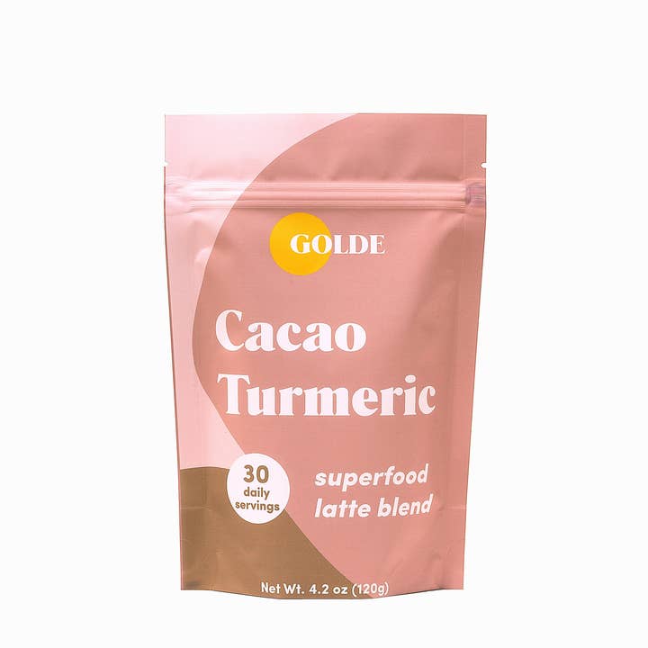 Cacao Turmeric: Superfood Cocoa Latte for wholesale by Golde
