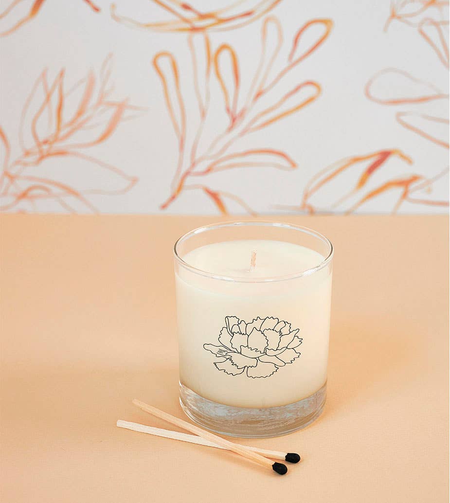 Scripted Fragrance - Wholesale Jar/Filled Candle - January Birth Flower Soy Candle4