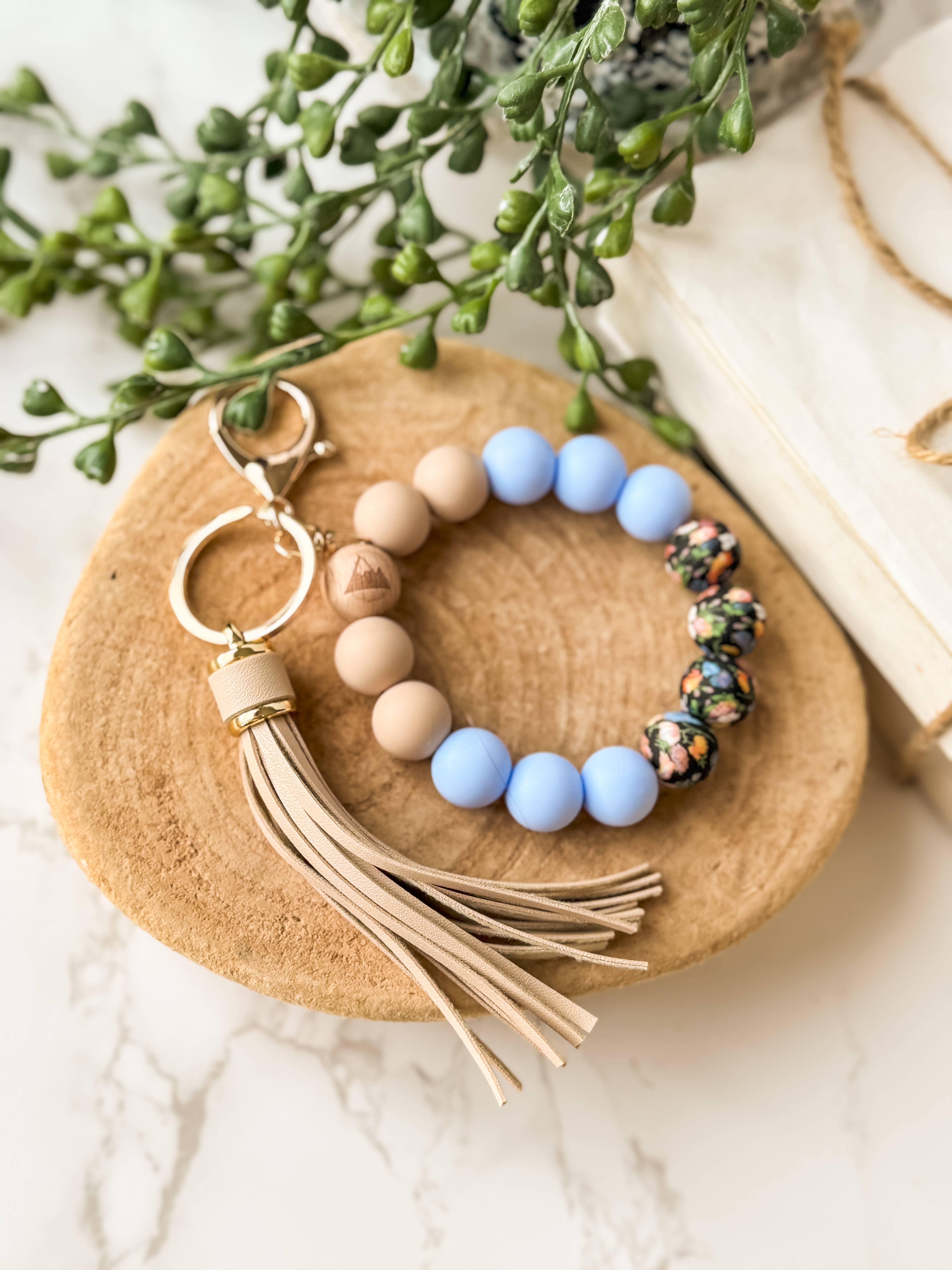 The Inspiration Haven - Vente Porte-clés – femme - Porte-clés bracelet en perles de silicone5