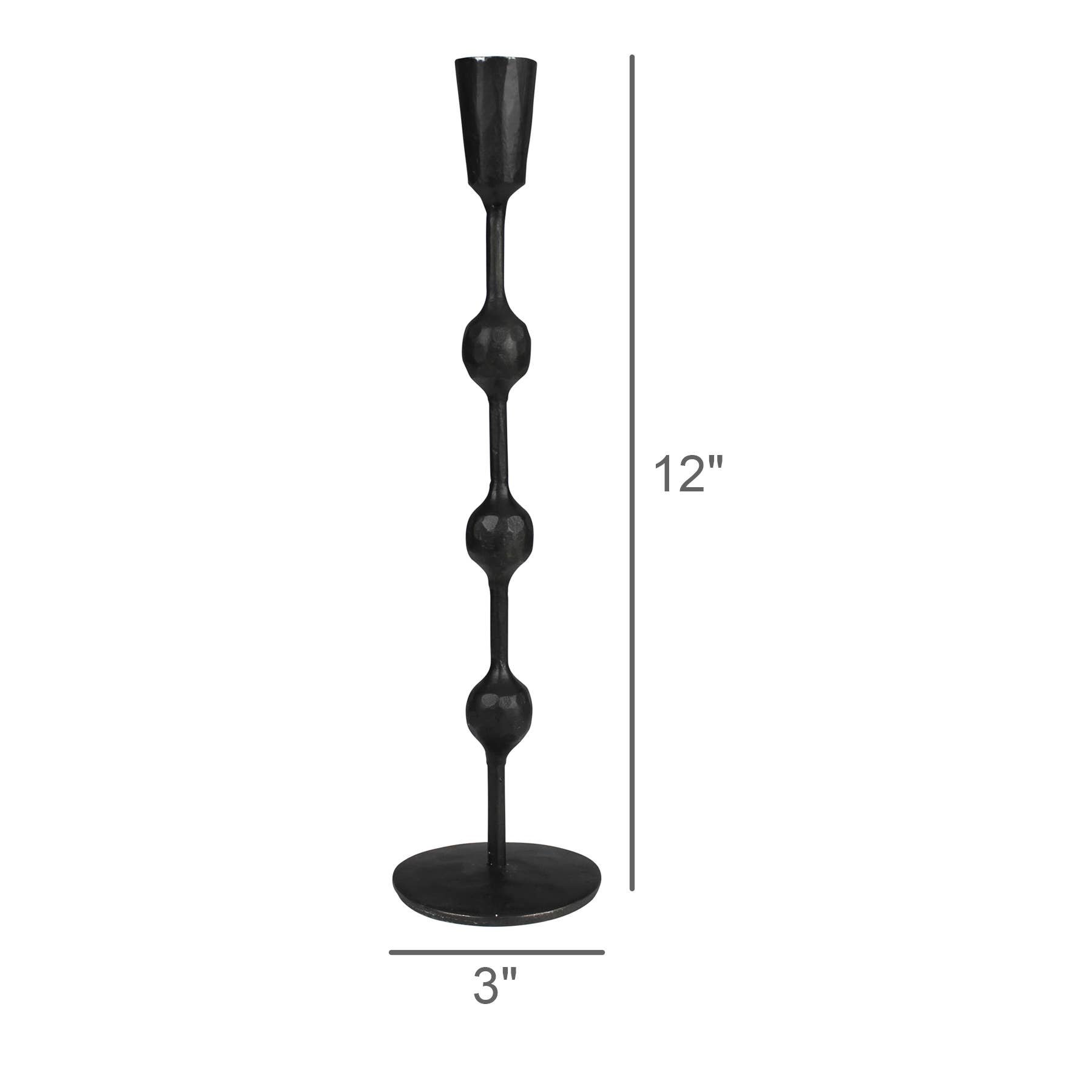 HomArt – wholesale Candle holder – Adonis Taper Holder, Iron - Lrg1
