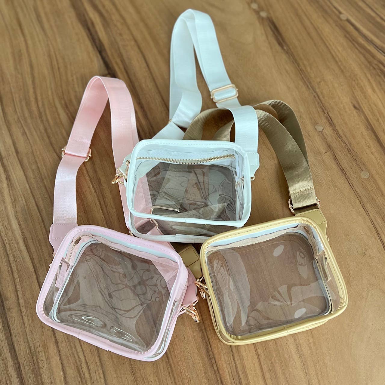 Palmy Pineapple - Wholesale Crossbody Bag - Women's - Clear Game Day Stadium Approved Shoulder Bag With Strap9