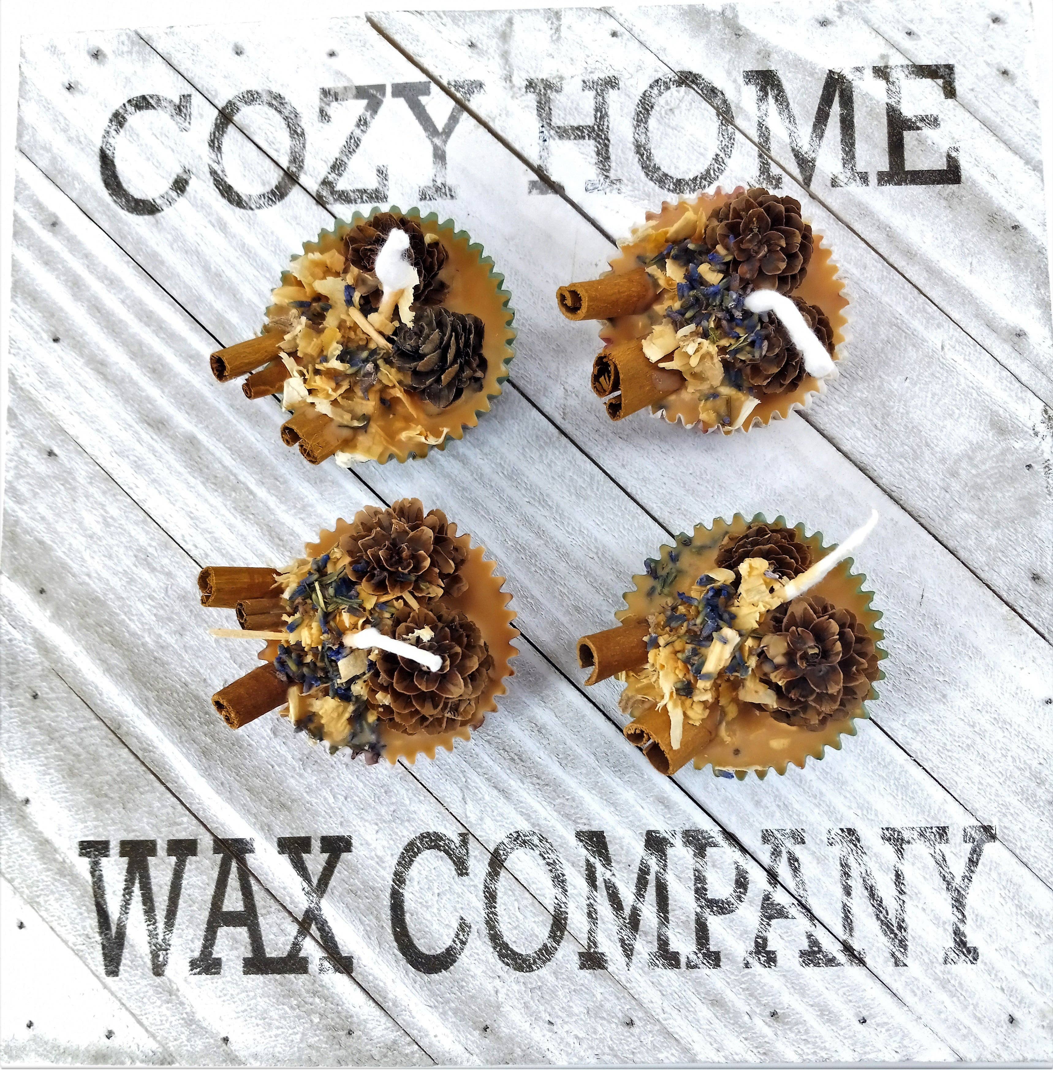 Cozy Home Wax Company - Wholesale Wax Melt - Mahogany Teakwood Wax Fire Starter 2.3oz