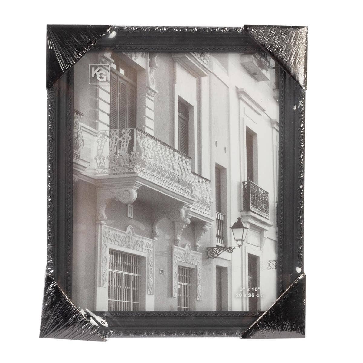 Kiera Grace - Wholesale Picture Frame - Kiera Grace Claire Frame, Black With Raised Leaf Border6