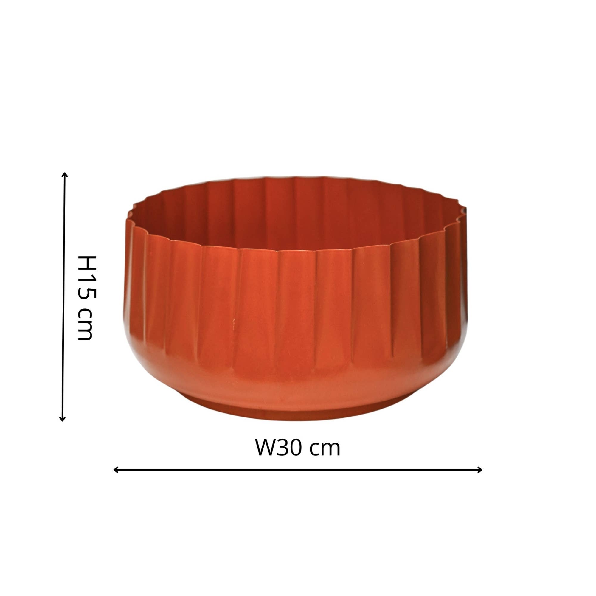 Ivyline – wholesale Plant pot – Hudson Corrugated Bowl Planter14