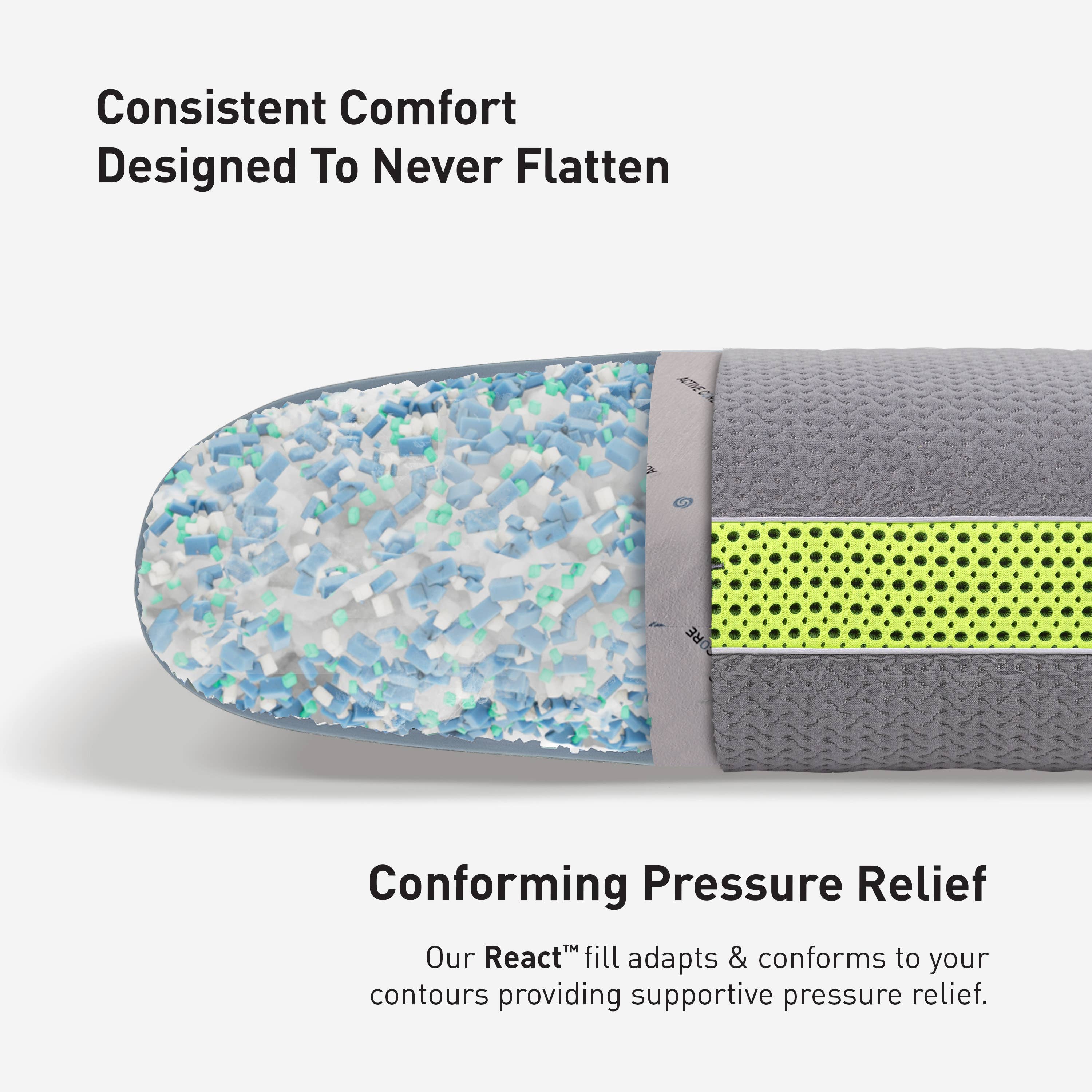 Bedgear - Vente Oreillers - Coussin performant à positions multiples - Support doux2