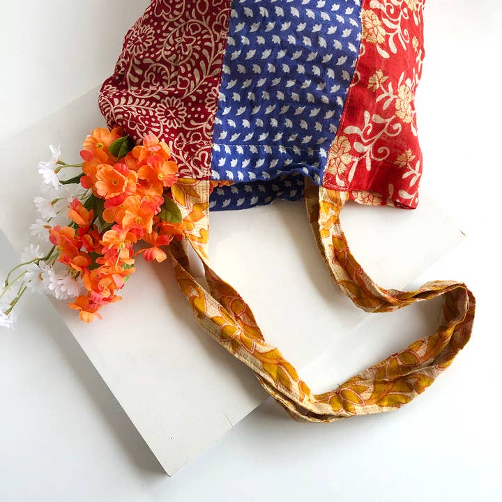 WorldFinds - Wholesale Tote Bag - Women's - Sari Shopper Tote