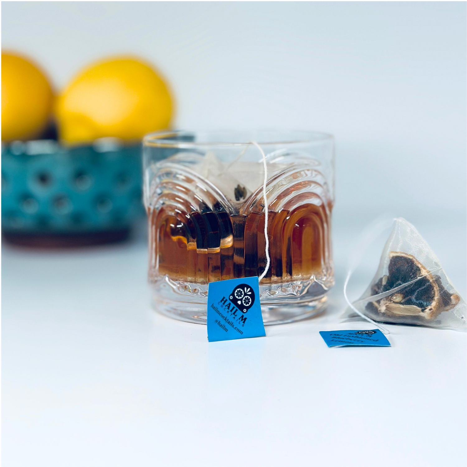 Hail M - Wholesale Cocktail Mix/Syrup - Old Fashioned Sampler Infusion Tea Bag - To Go Travel Mixer6