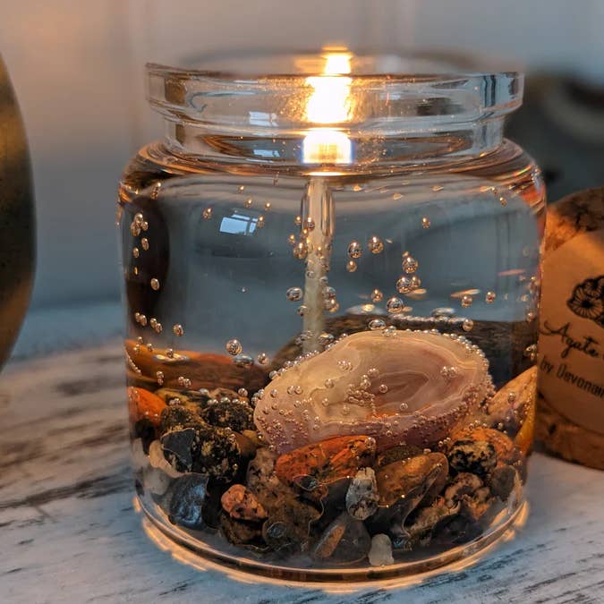 Devonian Coast - Wholesale Novelty Candle - Lake Superior Agate Gel Candle – Mini7