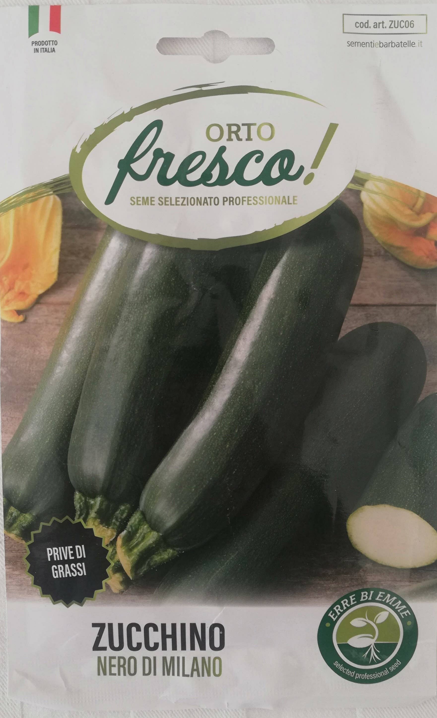 Sementi & Barbatelle - Wholesale Plant Seeds - Black Zucchini of Milan0