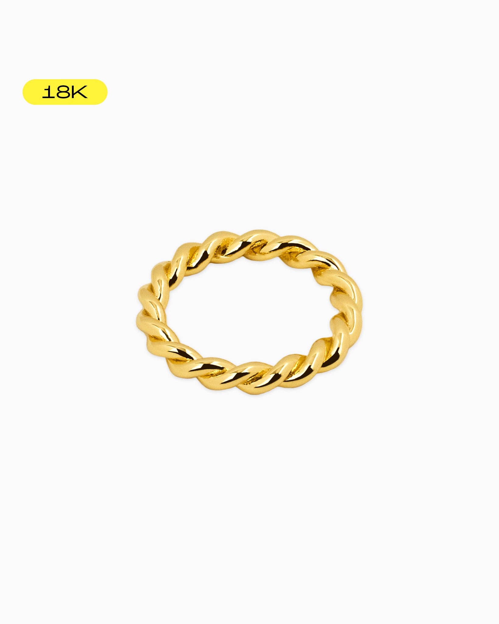 Sessori - Wholesale Band/Stacked Ring - [18K] Medium Rope Gold Ring1