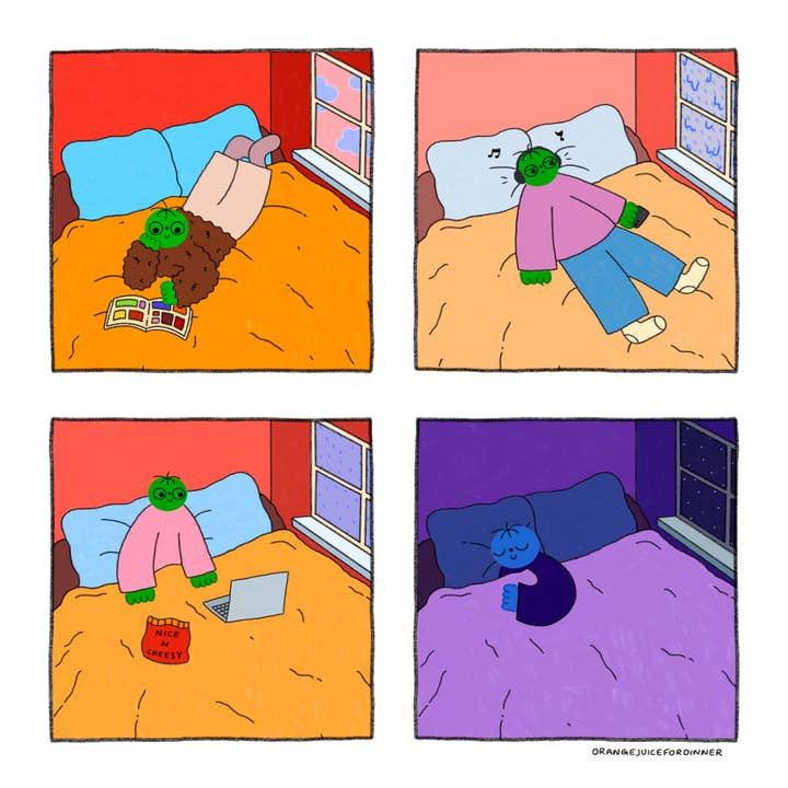 Bedroom Moods Comic for wholesale by Orange Juice For Dinner