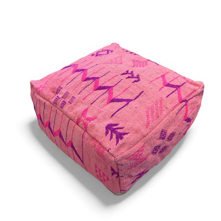 Vloerkussen - Kleurrijke Lijn - Roze Editie III voor wholesale door LEY!