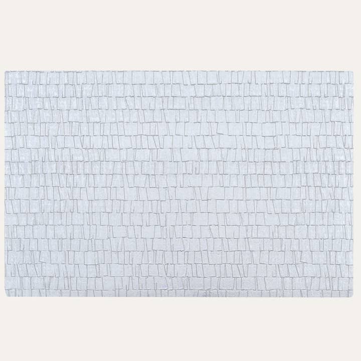 Gray Silver PVC Placemats - Set of 4 and 6 for wholesale on Faire