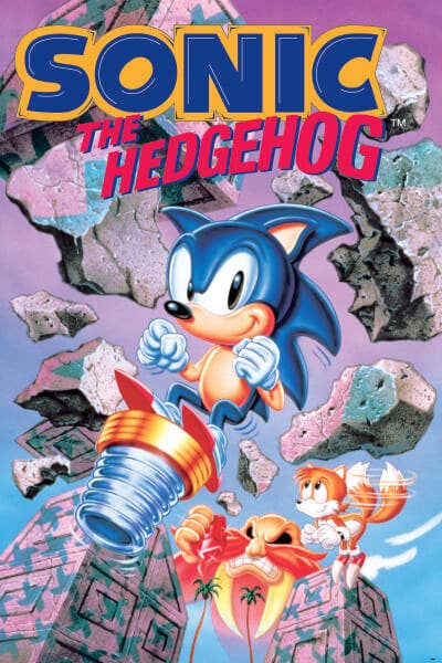 Scorpio Posters - Wholesale Poster - Sonic the Hedgehog  Break Through Rocks Poster - 24" x 36"0