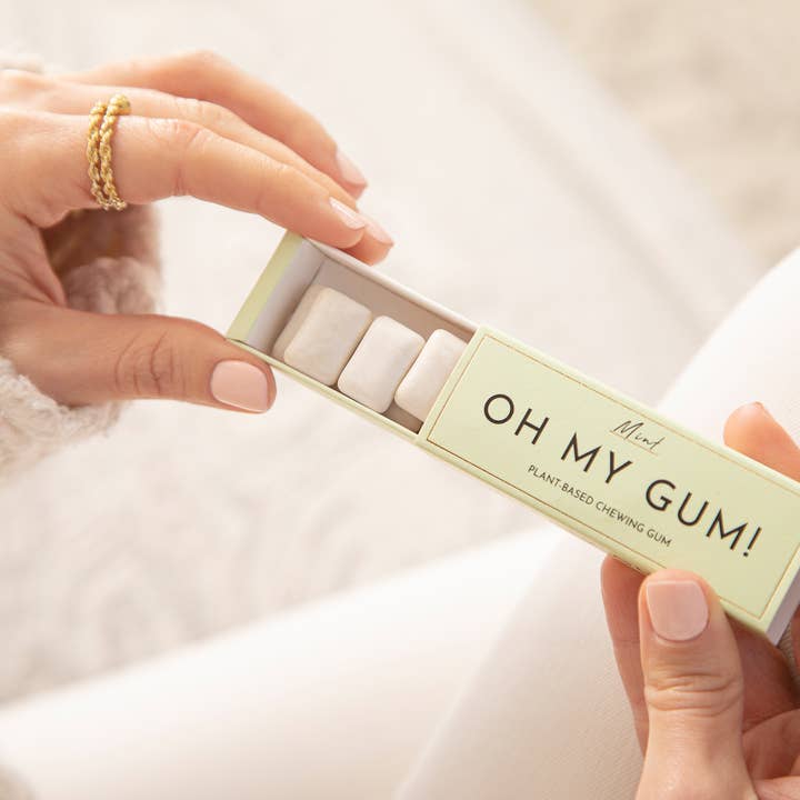OH MY GUM! - Wholesale Chewing Gum - OH MY GUM! - MINT CHEWING GUM - PLANT-BASED SUGAR-FREE2