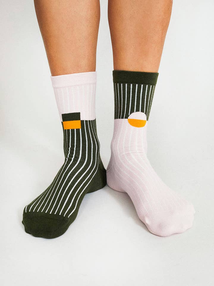 KC Ankle Sock - Pink Pine for wholesale by This&That