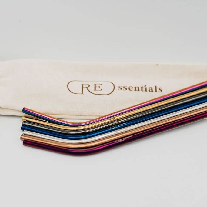 Stainless Steel Straws (variety pack) - REssentials for wholesale by REssentials