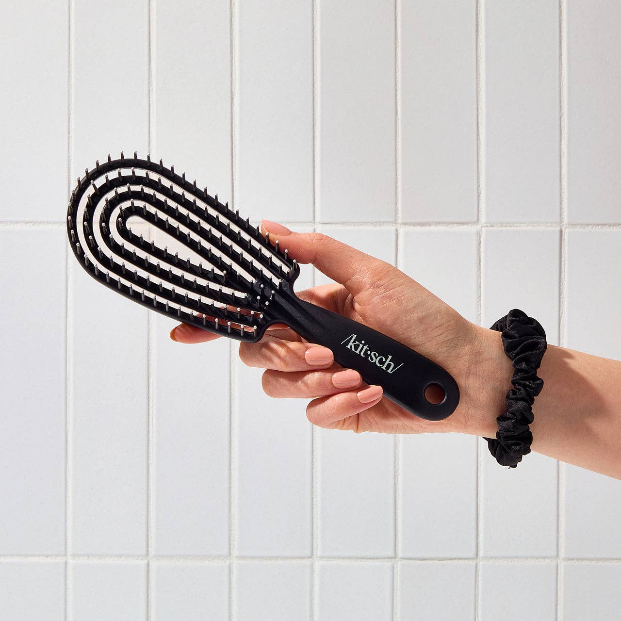 KITSCH - Wholesale Hair Brush/Comb - Detangling Flexi Brush - Black5