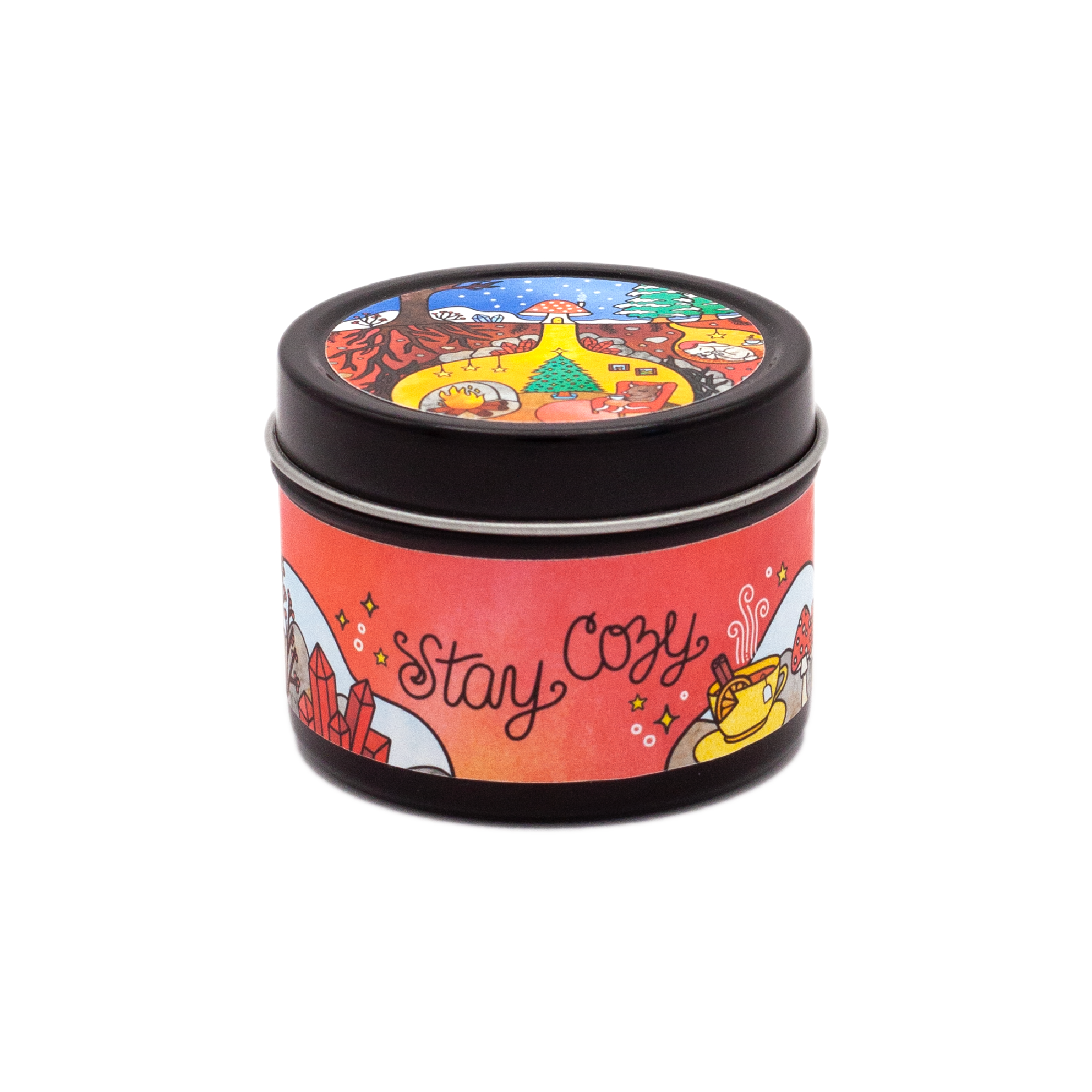 Rachel Beyer - Wholesale Travel Candles - Stay Cozy - Winter Holiday Christmas Candle - Orange Spice6