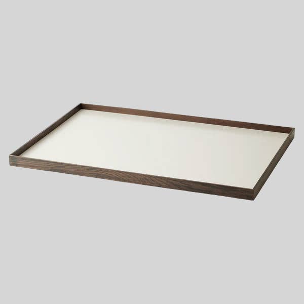 Studio Nordhaven - Wholesale Decorative Tray - Frame tray large smoked oak/beige by Gejst