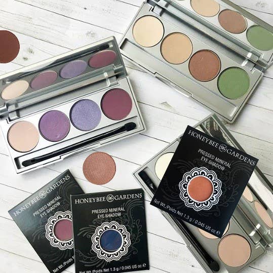 Honeybee Gardens Natural Cosmetics & Body Care - Wholesale Eyeshadow Palette - Refillable Eye Shadow Compact