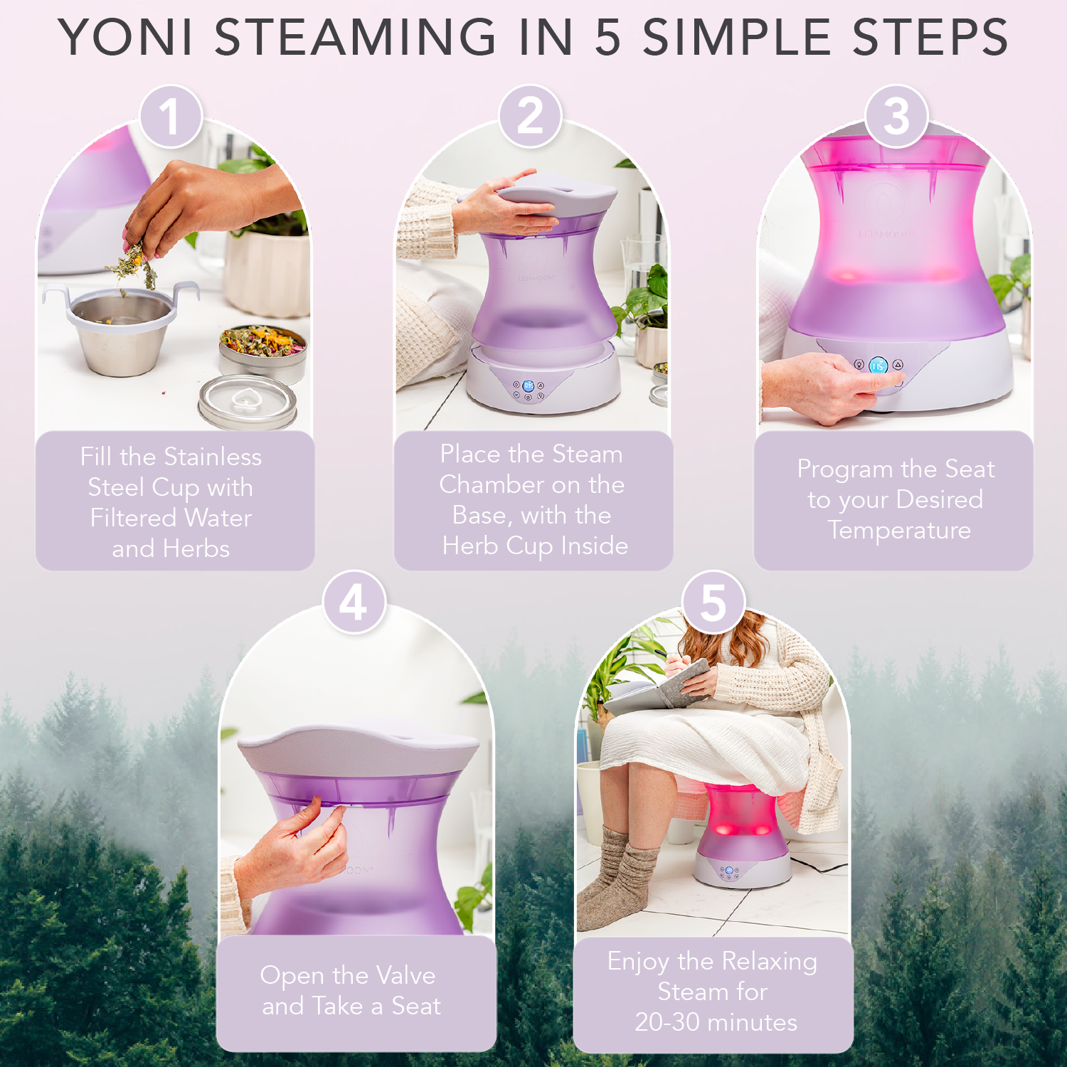 LEIAMOON - Wholesale Meditation Supplies - LEIAMOON Vaginal Steam Seat5