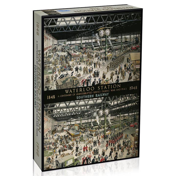 Waterloo Station 1000 Piece Jigsaw Puzzle for wholesale by Gibsons Games Ltd