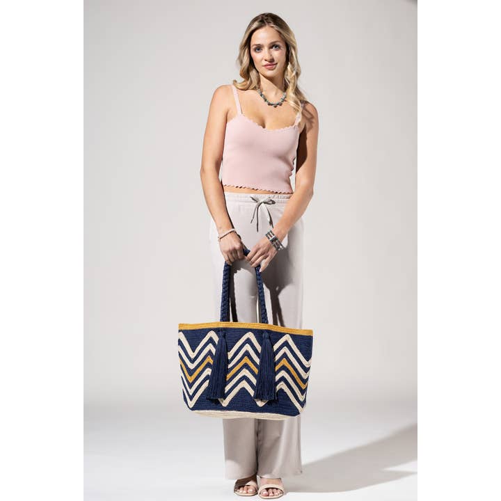 Malaka Sac à bandoulière en jute Malaka en vente sur Faire8