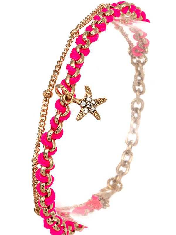 GEWEVEN ZEESTER HANGER ARMBAND 519 voor wholesale door anbfashion