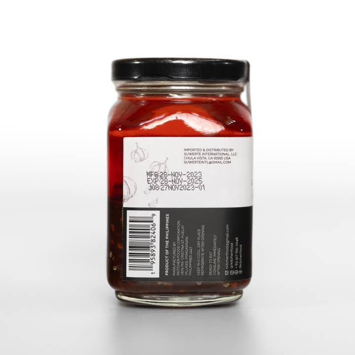 Suwerte International - Wholesale Pikante saus - RKitchen Chili Knoflookolie5