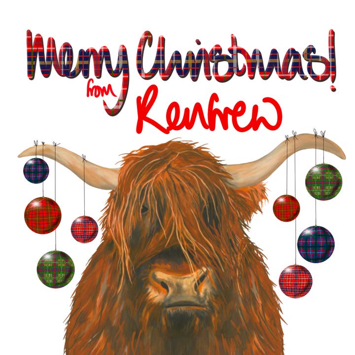 Christmas from Renfrew Coo for wholesale by F and B Cards