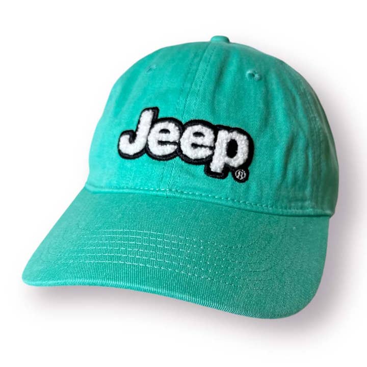 Detroit Shirt Co. - Wholesale Ponytail Cap - Women's - Hat - Jeep Chino Twill Ponytail with Chenille Text Patch
