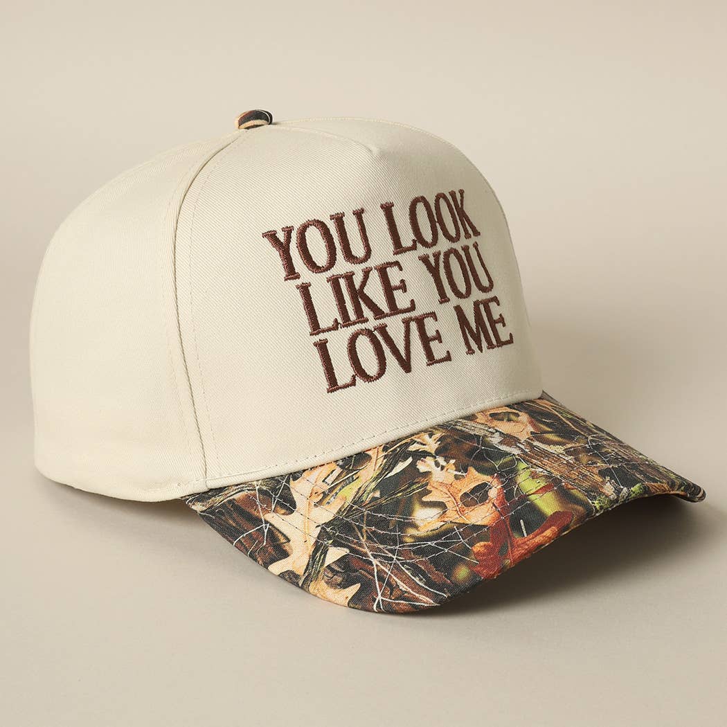 Fashion City – wholesale Truckerkeps – Unisex – Du ser ut som du älskar mig broderi camo trucker8