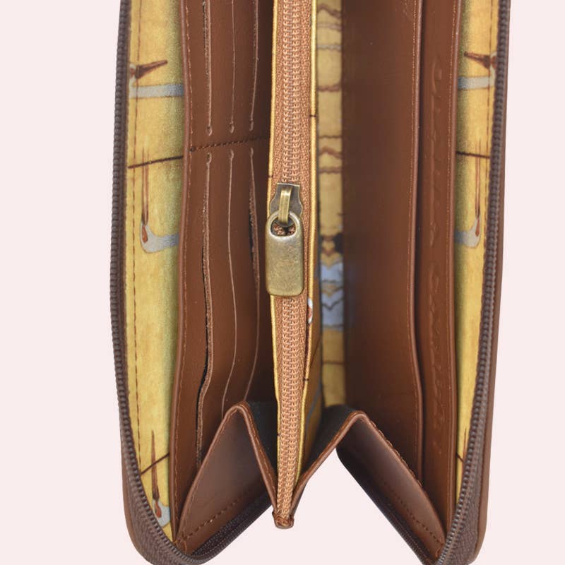 OLALLA GAMBIN - Wholesale Wallet - Women's - “Las Garzas” Japanese Art Wallet1