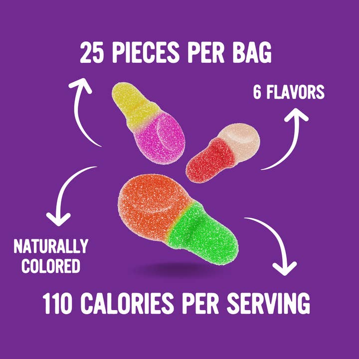 Saturday Sweets - Venta al por mayor Gominolas - Caramelos suecos veganos Better-For-You Mini Dummies (12 bolsas)