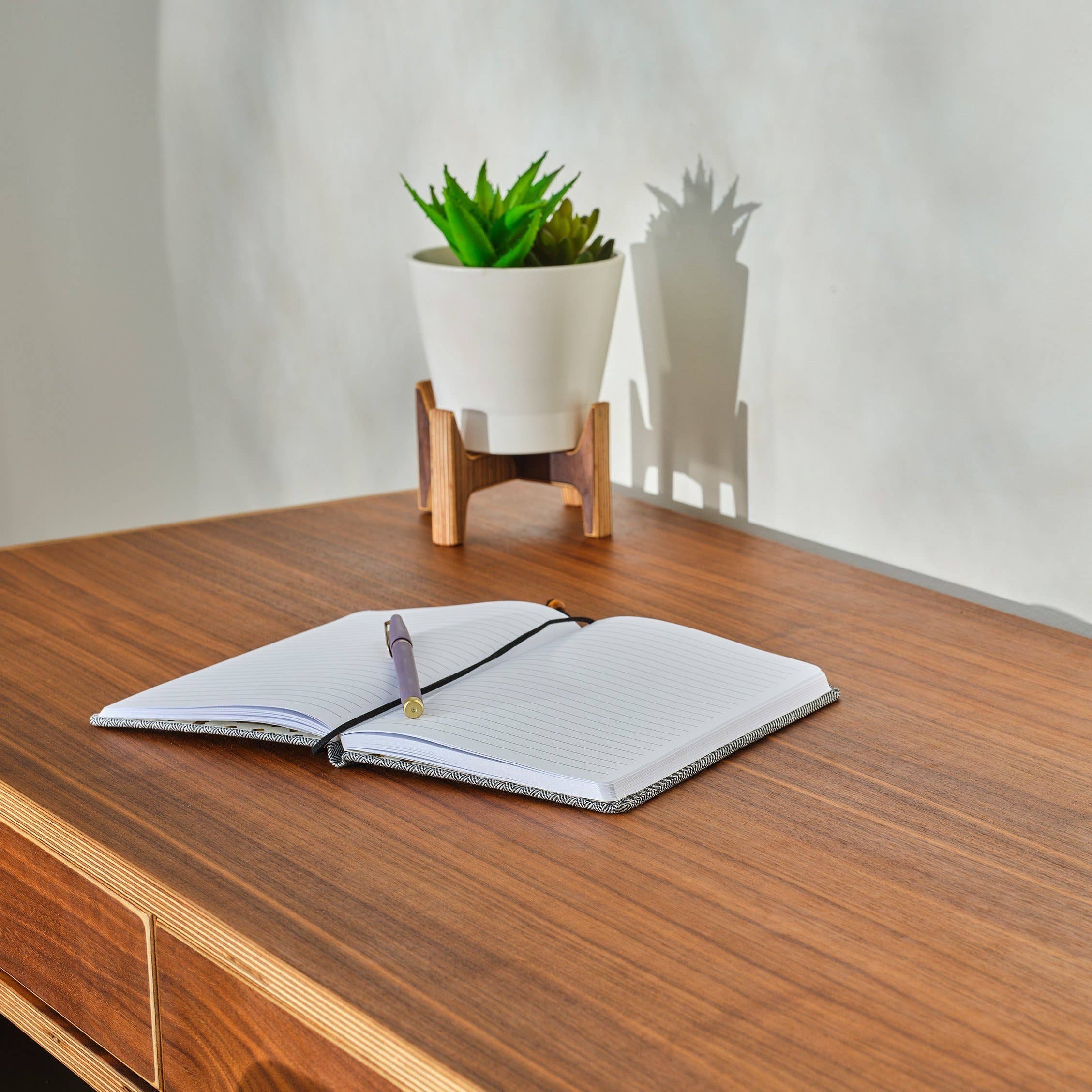 Relic Modern™ | Furniture & Objects - Wholesale Plant Pot Stand - Minimalist Walnut Plant Stand - (4", 6", 8", 10", 12")8