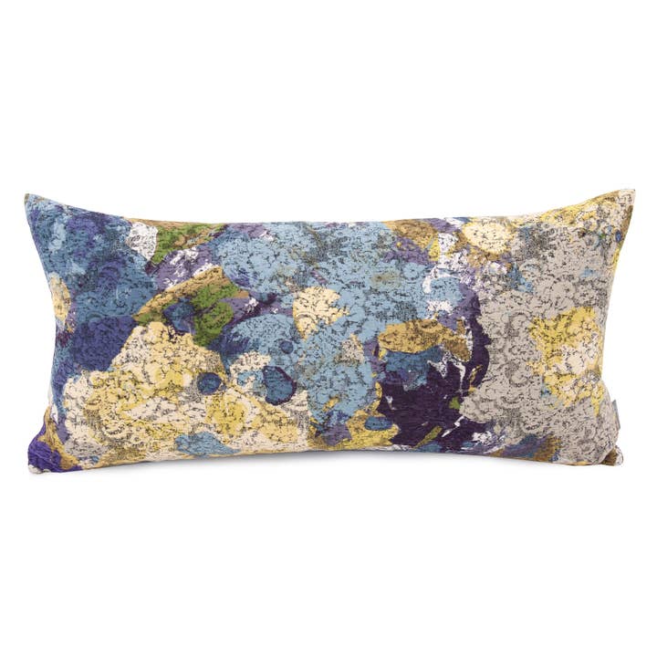 Coussin lombaire aubergine Stanton 14 x 22 pour la vente par Howard Elliott on Faire