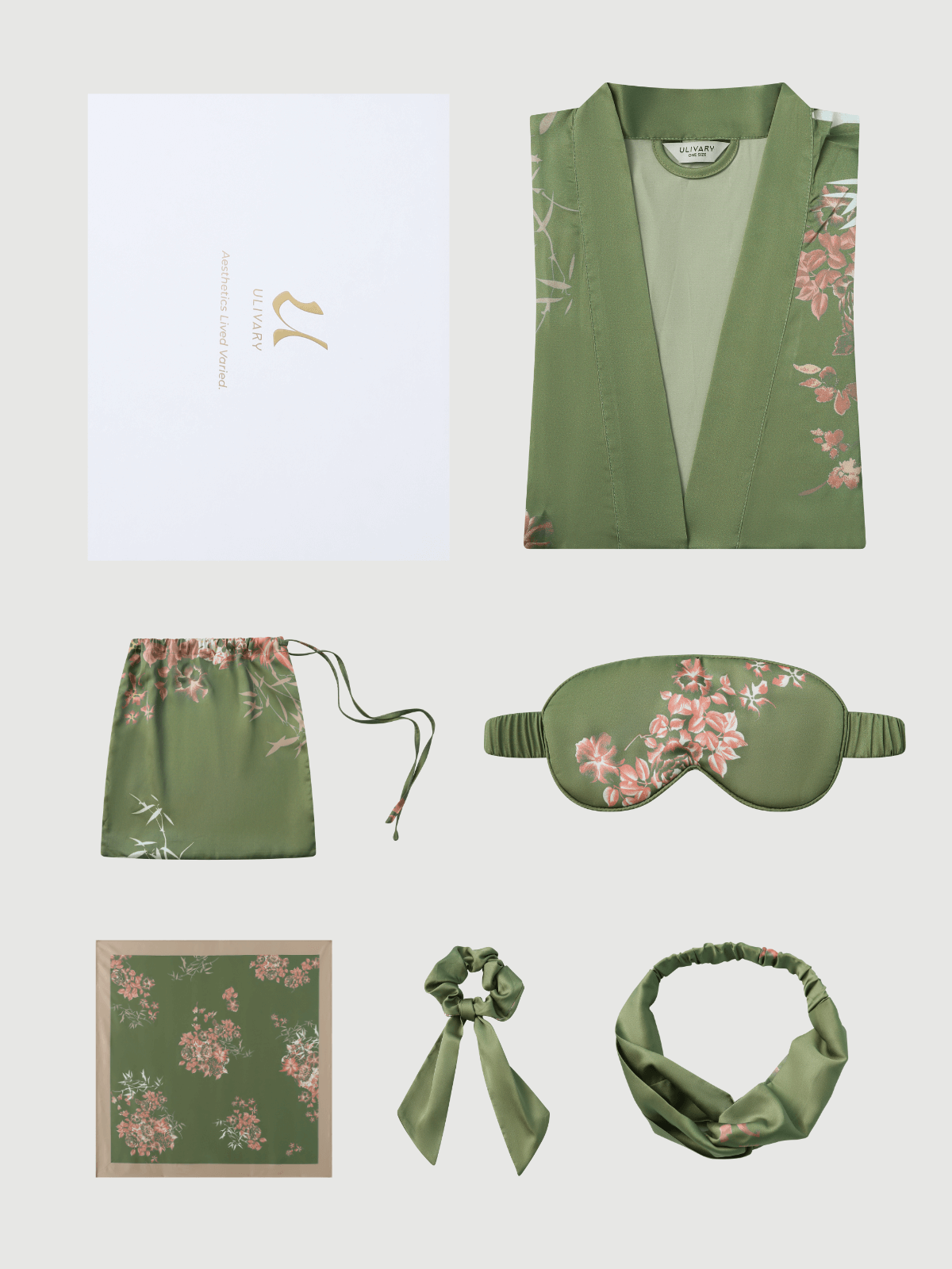 safistyle - Wholesale Robe - Women's - Luxury Asian-inspired Kimono Robe Accessory Giftbox 6-Pcs29