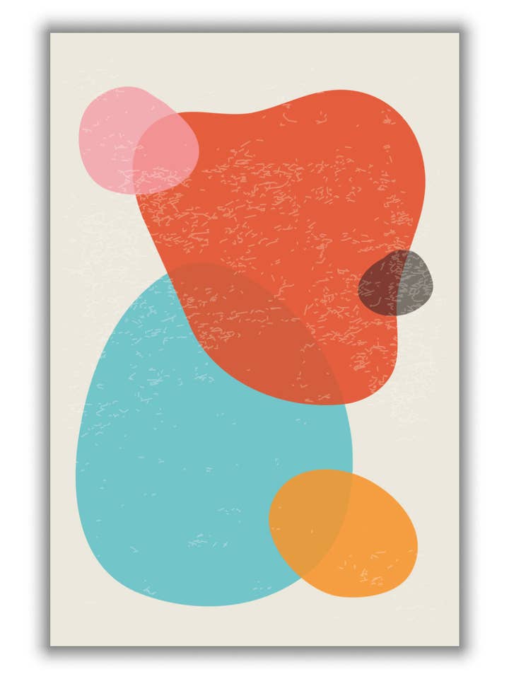 Bright Abstract Shapes #2 for wholesale by Stanley Print House
