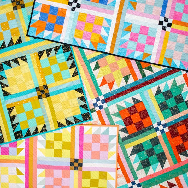 Then Came June - Wholesale Craft Sewing Kit - Goldie Quilt Pattern - Printed3
