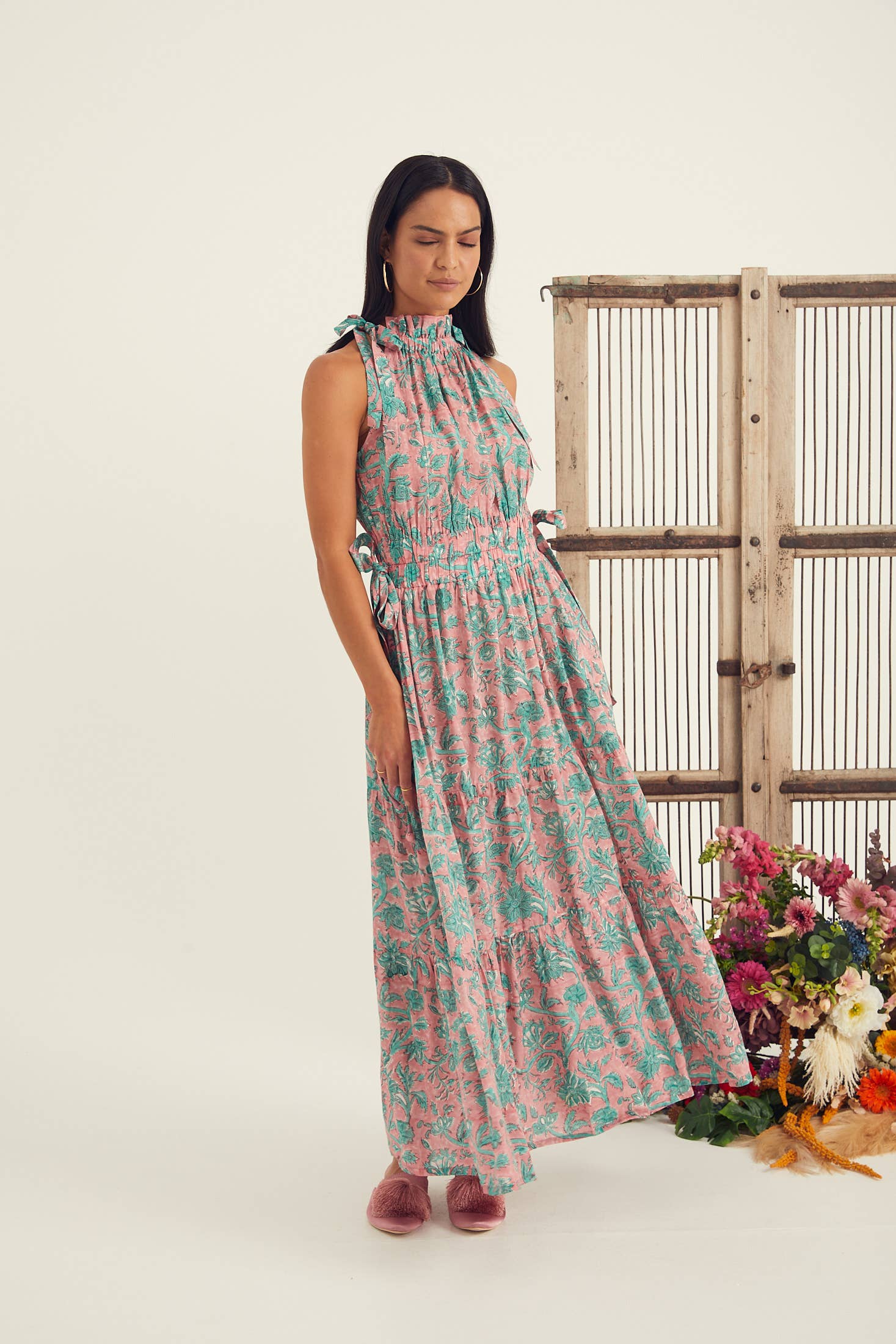 Kopal - Wholesale Jurk - Dames - HEERA JURK - ROZE JUNGLEPRINT6