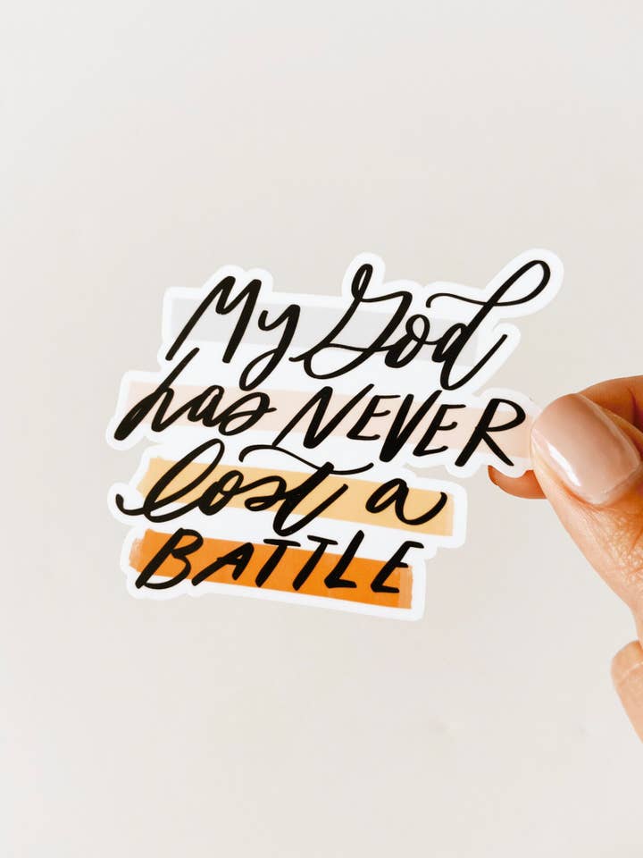 My God Has Never Lost a Battle for wholesale by Melanie Rivera Studio