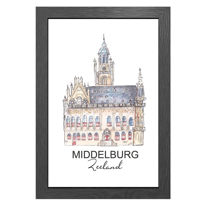 A3 Frame Stadhuis Middelburg for wholesale by JOYIN