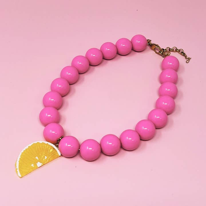 Ellison+Young - Venta al por mayor Collar - Niños - Collar encantador con cuentas de colores y colgantes de frutas1